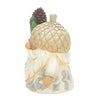 Jim Shore HWC White Woodland Gnome Acorn Hat - 6012680