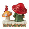 Jim Shore Heartwood Creek Gnome Santa by Mushroom and Bird - 6013747