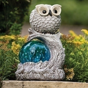 Products ROMAN LED OWL SOLAR PUDGY PALS GARDEN STATUE-14254