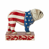 Jim Shore Heartwood Creek - Patriotic Bulldog – 6008788