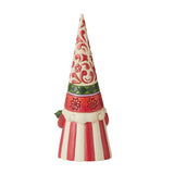 Jim Shore Tall Gnome with Holly-6011155