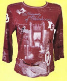 University of Oklahoma Women's Collegiate Fashion Tee Shirts by P. Michael Inc
