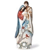 Roman Holy Family With Holly Blossom and White Poinsettia-137684