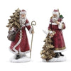 JOSEPH STUDIO SANTAS WITH GOLD TREES, PEACE RIBBON & DOVE-137775