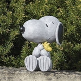 OMAN PEANUTS SNOOPY & WOODSTOCK GARDEN STATUE-14149