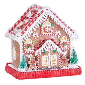 RAZ PEPPERMINT GINGERBREAD HOUSE-4016275