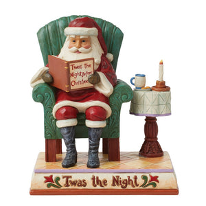Jim Shore Santa Reading Twas The Night- 6008304