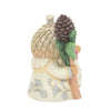Jim Shore HWC White Woodland Gnome Acorn Hat - 6012680