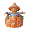 Jim Shore Pumpkin and Scarecrow Figurine-6012759