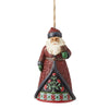 Jim Shore Holiday Manor Santa Bell Ornament-6012888