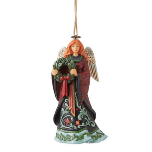 Jim Shore Holiday Manor Angel Ornament-6012889
