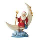 Jim Shore Santa on Cresent Moon Figurine-6012900