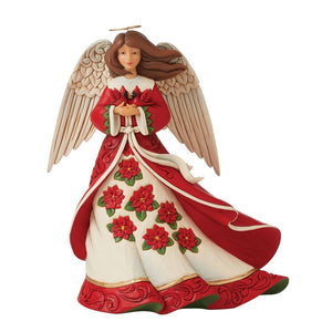 Jim Shore Red Christmas Angel Figurine-6012940
