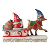 Jim Shore Reindeer Pulling Gnome Sled-6012954
