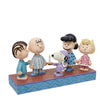 Peanuts By Jim Shore Peanuts gang in Christmas PJ's-6013046