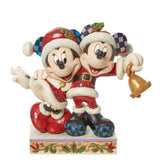 Jim Shore Disney Traditions - Mickey & Minnie Santas - 6013058