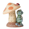 Jim Shore Heartwood Creek Frog Leaning on Mushroom Figurine-6014429