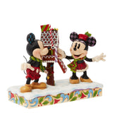 Disney Traditions By Jim Shore Mickey and Minnie Letters-6015001