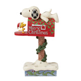 Peanuts by Jim Shore Snoopy & Woodstock Mailbox-6015028