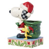 Peanuts By Jim Shore Snoopy Santa and Elf Woodstock-6015030