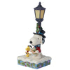 Peanuts By Jim Shore Snoopy &amp; Woodstock Caroling by a Lamp Post-6015032