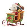 Peanuts by Jim Shore Snoopy & Woodstock in Sleigh-6015038