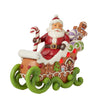 Jim Shore Heartwood Creek Gingerbread Santa LED Figurine-6015409