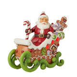 Jim Shore Heartwood Creek Gingerbread Santa LED Figurine-6015409