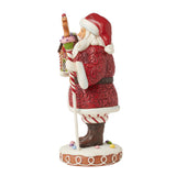 Jim Shore Heartwood Creek Gingerbread Santa w/Candy Cane Staff -6015410