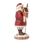 Jim Shore Heartwood Creek Gingerbread Santa w/Candy Cane Staff -6015410