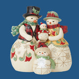 Jim Shore Heartwood Creek Highland Glen Snowmen Family Figurine-6015443