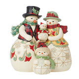 Jim Shore Heartwood Creek Highland Glen Snowmen Family Figurine-6015443