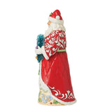 Jim Shore Santa with Sisal Wreath Figurine-6015496