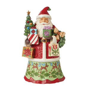 Jim Shore Heartwood Creek Santa with Gifts Bags Figurine-6015501
