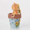 Jim Shore Heartwood Creek - Cat in Flowerpot Figurine - 6016387