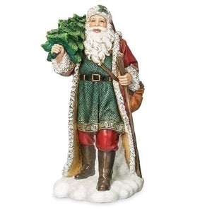 Roman  Joseph Studio Santa with Staff and Tree on Shoulder-633461