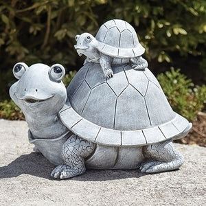 Roman - Pudgy Mini & Me Turtle - Garden Statue – 12332