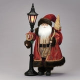 Roman Santa with LED Lamppost-134463