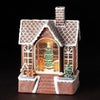 Roman Led Swirl House With Tree Gingerbread - 134862