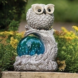 Products ROMAN LED OWL SOLAR PUDGY PALS GARDEN STATUE-14254