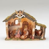 Fontanini 5" Scale 6 Figure Nativity with Lighted Stable-54567 Be Here Soon