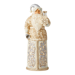 Jim Shore Heartwood Creek Holiday Lustre Santa with Bell - 6006614