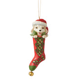 Jim Shore Dog in Stocking Ornament – 6007450