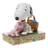 Jim Shore Snoopy With Easter Basket-6007938