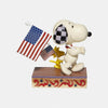 Peanuts by Jim Shore – Snoopy/Woodstock with Flags – 6007960