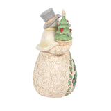 Jim Shore Woodland Snowman with Evergreen-6008362