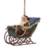 Jim Shore Heartwood Creek Santa in Sleigh Event Ornament - 6008766