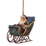 Jim Shore Heartwood Creek Santa in Sleigh Event Ornament - 6008766