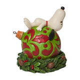 Peanuts by Jim Shore Snoopy Laying on a Ornament - 6008959