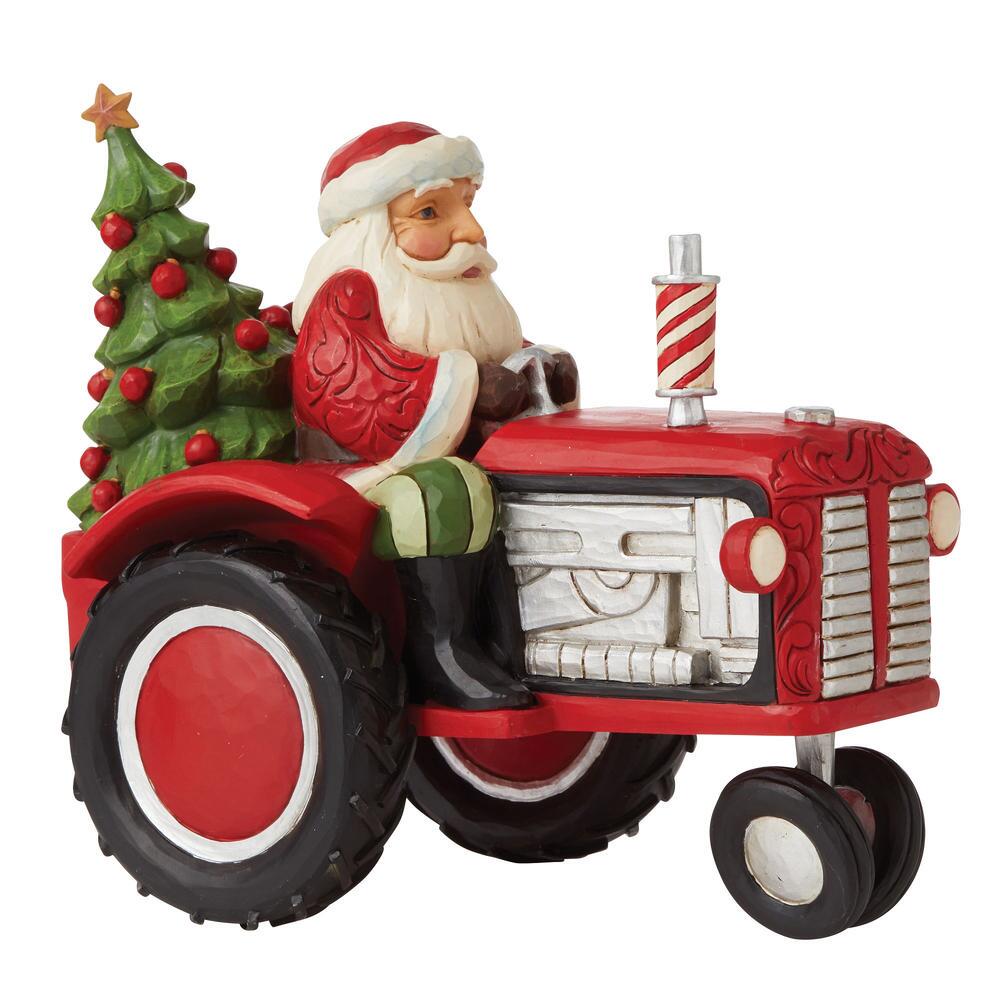 Jim Shore Lic. Country Living Santa Driving Tractor - 6009122 – Higgins ...